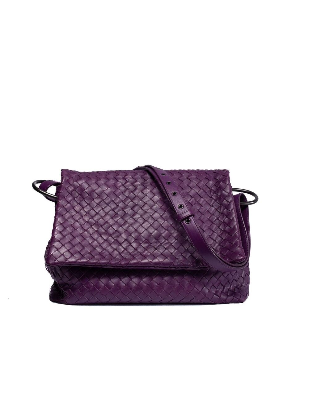 bottega veneta dark purple Olimpia shoulder bag